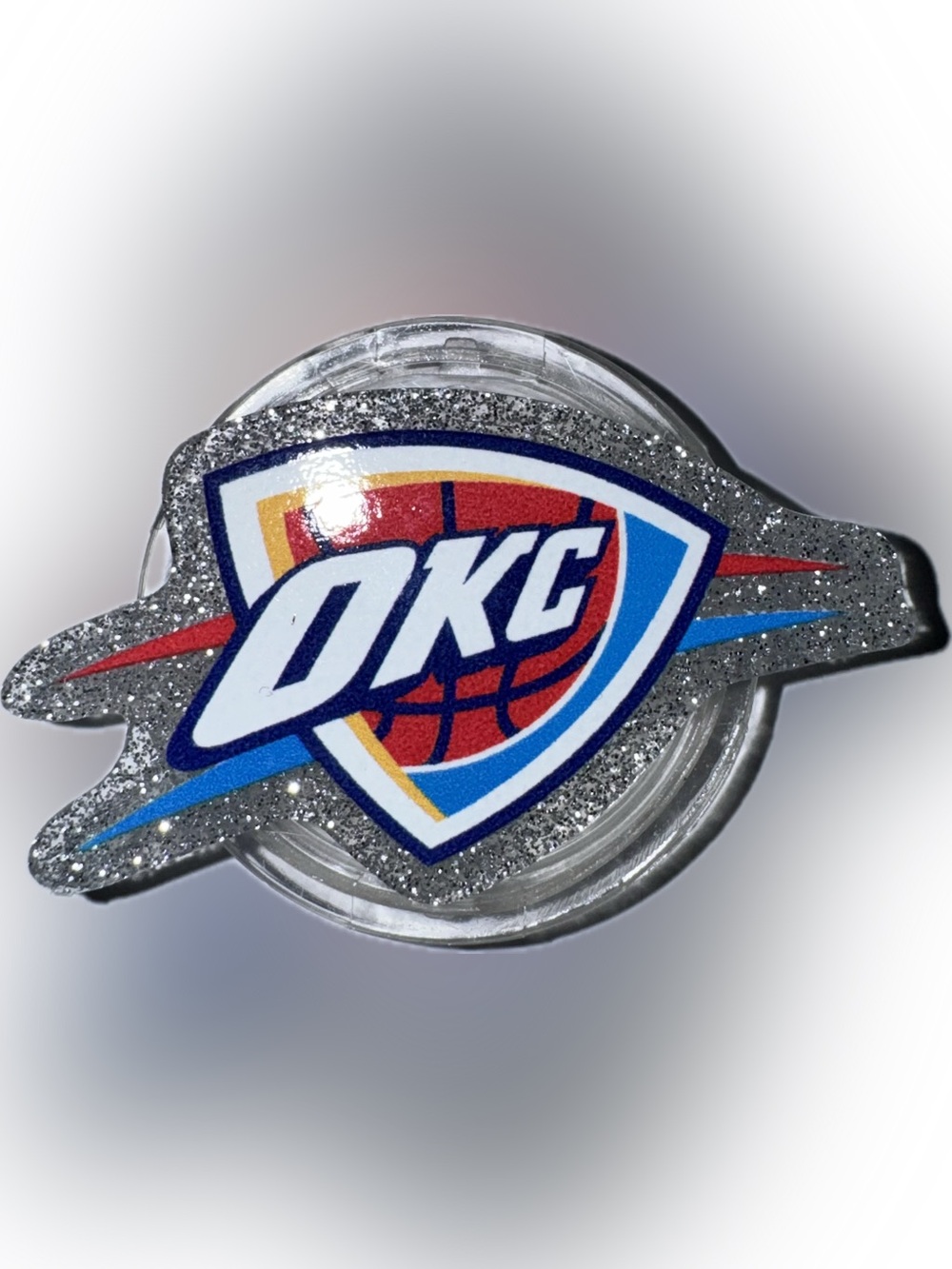 Oklahoma City Thunder 2025 NBA Championsâ Glitter Phone Grip